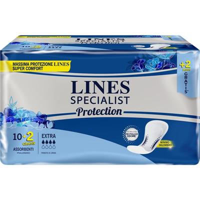 LINES SPECIALIST ASSORBENTI PROTECTION EXTRA 10 + 2