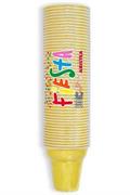ARISTEA BICCHIERI CAFFE' BICOLOR FIESTA GIALLO 50PZ
