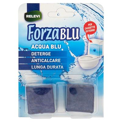 FORZA BLU WC CUBO BLU 2PZ 50 GR
