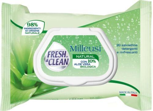 FRESH&CLEAN SALVIETTE BUSTA NATURAL POP UP 20PZ