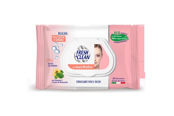 FRESH&CLEAN BUSTA STRUCCANTI PELLI SENSIBILI POP UP 20PZ