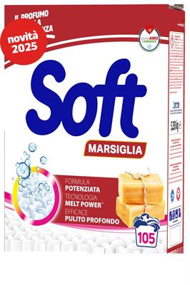 SOFT LAVATRICE POLVERE FUSTINO MARSIGLIA 100+5 MIS.