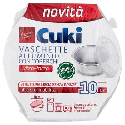 CUKI VASCHETTE TS 21 LT 0,143 COPERCHIO IN PET 10PZ 331097