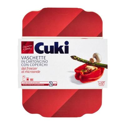 CUKI CONTENITORE CART.RC2A 4 PORZ. COPERCHIO IN ALLUMINIO 2PZ 25