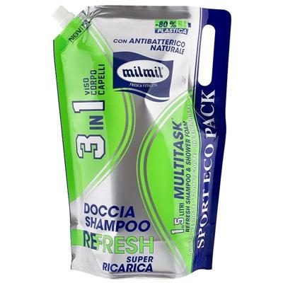 MIL MIL DOCCIA SHAMPOO SPORT REFRESH 3IN1 BUSTA 1,5 LT