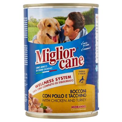 MIGLIORCANE BOCCONI POLLO/TACCHINO 405GR
