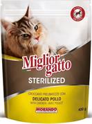 MIGLIORGATTO STERILIZEDCROCCANTINI POLLO DELICATO 400GR