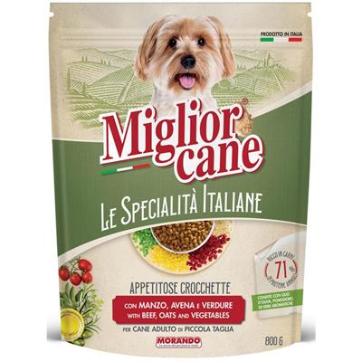 MIGLIORCANE MINI CROC.800GR MAN/AVE/VERD