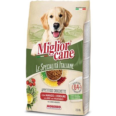 MIGLIORCANE CROCC.2,5KG MANZO/VERDURE