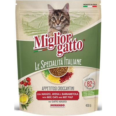 MIGLIORGATTO CROCC.400GR.MANZO/AVE/BARB.