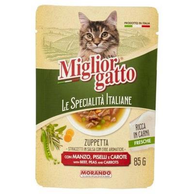 MIGLIORGATTO STRACC.85GR.MANZO/PIS/CAROT