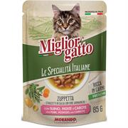 MIGLIORGATTO STRACC.85GR.SUIN/PATA/CAROT