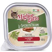 MIGLIORGATTO PATE'100GR.MANZO