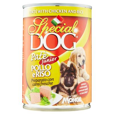 SPECIAL DOG PATE'400GR JUNIOR POLL/RISO