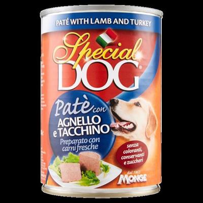 SPECIAL DOG PATE'400GR AGNELLO/TACCHINO