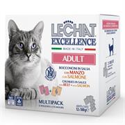 LECHAT EXC.BOC.12X100GR MANZ/SALM.ASSORT