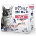 LECHAT EXC.BOC.12X100GR MANZ/SALM.ASSORT