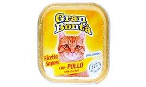 GRAN BONTA'GATTO BOCCONC.100GR.POLLO