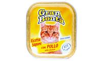 GRAN BONTA'GATTO BOCCONC.100GR.POLLO
