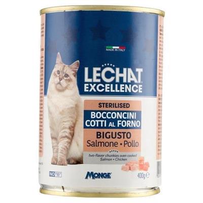 LECHAT EXC BOCC.400GR SALMONE/POLLO