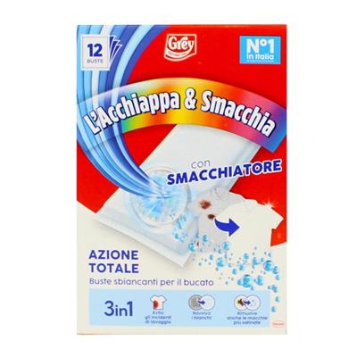 GREY L'ACCHIAPPA & SMACCHIA BIANCHI 12 BUSTE