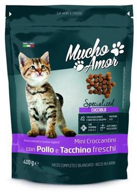 MUCHOAMOR GATTO CROCCH.400GR.POL/TAC