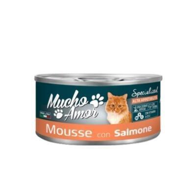 MUCHOAMOR GATTO MOUSSE 85GR.SALMONE