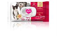 DEALO SALVIETTE CANI&GATTI 18*20CM GOFFRATE 72PZ