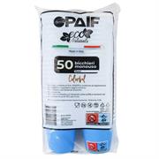 PAIF BICCHIERE CAFFE' 75ML 50PZ AZZURRO   283