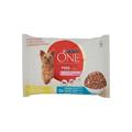 PURINA ONE MINI CONTROLLO DEL PESO MULTIPACK 4X100G CON TACCHINO