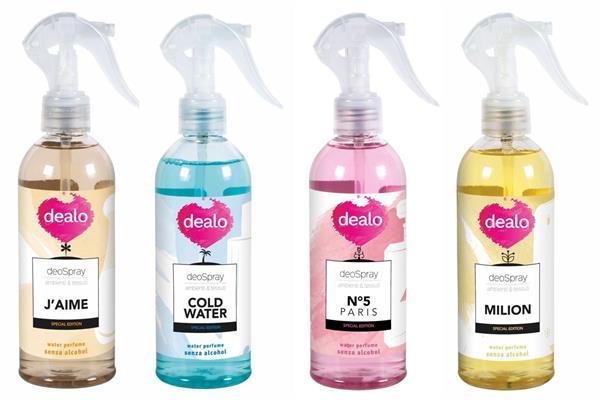 DEALO PROFUMATORE SPRAY 280ML IN 4 FRAGRANZE