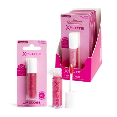 XPLOTE PINK GLITZ LIP GLOSS 12191