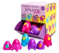 XPLOTE FUN SPACE ODYSSEY LIP BALM ASSORTED 12284