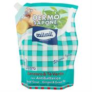 MIL MIL DERMO SAPONE LIQUIDO ZENZERO-TE VERDE ANTIBATT.BUSTA 1 L