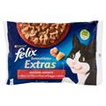 FELIX SENSATIONS EXTRAS SELEZ.DELIZ.MANZO/POLLO FORMAGGIO 4X85G