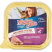 MIGLIORGATTO PATE' SELVAGGINA 100GR