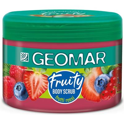 GEOMAR CORPO FRUITY SCRUB FRUTTI ROSSI 300GR
