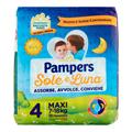 PAMPERS PANNOLINI SOLE E LUNA MAXI X18