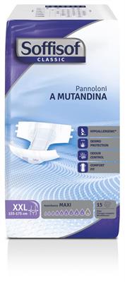 SOFFISOF PANN.MUTANDINA CLASSIC ADULTI ASSORB.9 XXL 15PZ