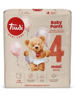 TRUDI BABY PANTS MUTANDINE MAXI 8/15 KG 19PZ 01131