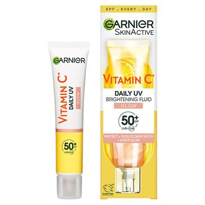 GARNIER S.ACT.UV FLUIDO VITAMINA C SHEER GLOW 40ML