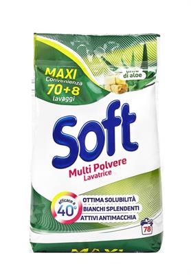 SOFT LAVATRICE POLVERE BIANCO INTENSO 70+8 MIS.
