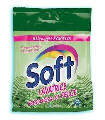 SOFT LAVATRICE POLVERE BIANCO INTENSO 18+4 MIS. 1,1KG