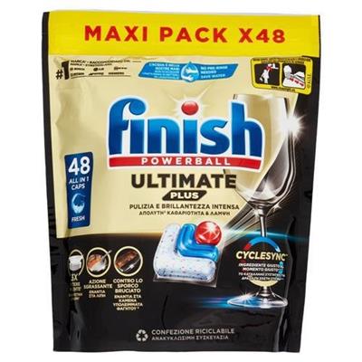 FINISH ULTIMATE PLUS 48 CAPS FRESH - LINEA XL