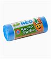 NEC SACCO CON MANICI HD AZZURRO PROFUMATO 52X65 15PZ