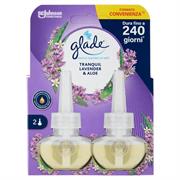 GLADE ELETTRICO ESS.OIL DOPPIA RICARICA TRANQUIL LAVANDER/ALOE 2