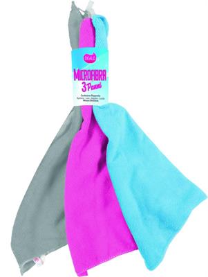 DEALO SET 3PZ. PANNI IN MICROFIBRA  33X33CM