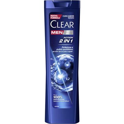 CLEAR SHAMPOO ACTION 2IN1 225ML