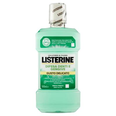 LISTERINE DIFESA DENTI E GENGIVE GUSTO DELICATO 500ML