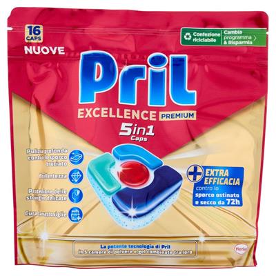 PRIL EXCELLANCE PREMIUM 5 IN 1 16 CAPS